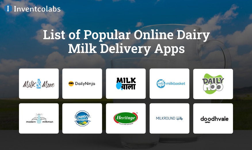 List of Popular Online Dairy Milk Delivery Apps