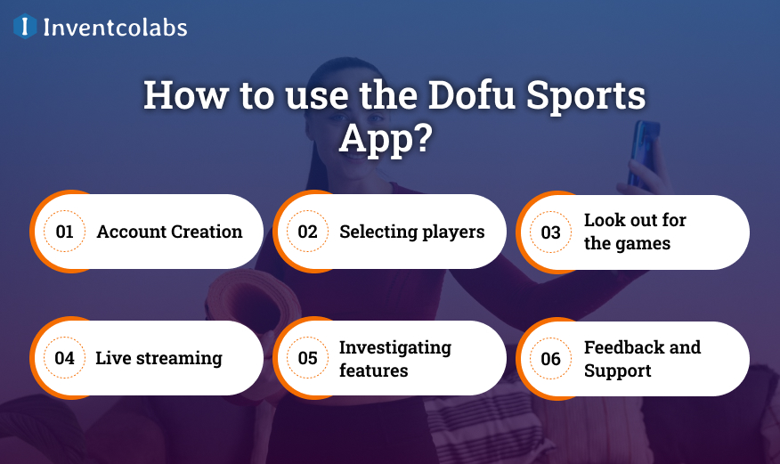 How to use the Dofu Sports App