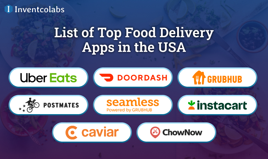 List of Top Food Delivery Apps in the USA