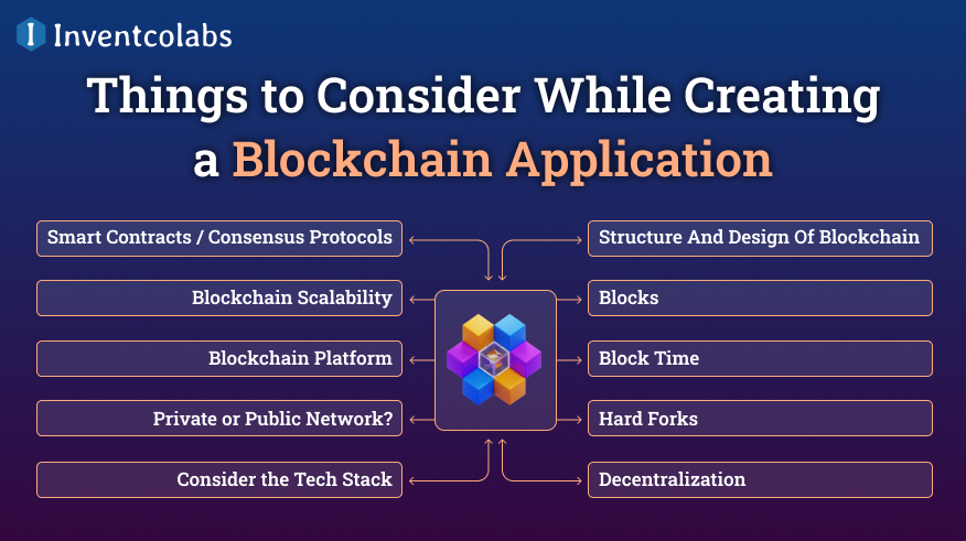 Things to Consider While Creating a Blockchain Application