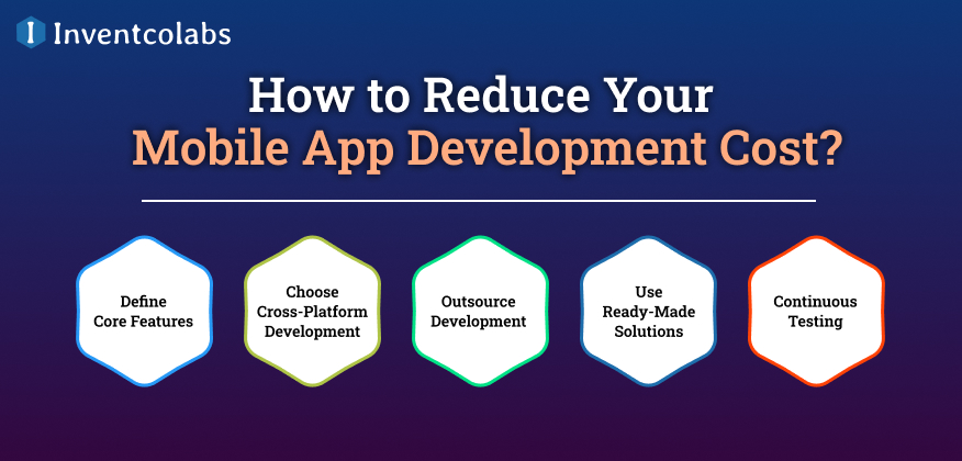 how to reduce mobile app development cost 