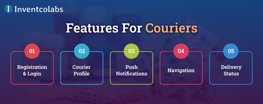 Features For couriers