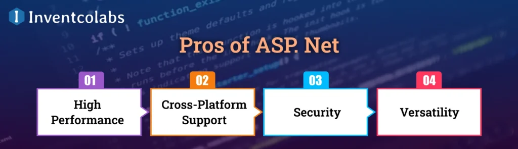 Pros of ASP. Net