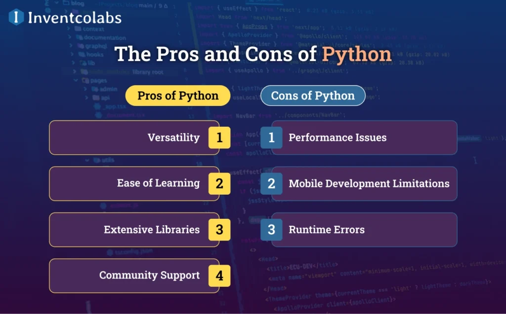 Pros and Cons of Python