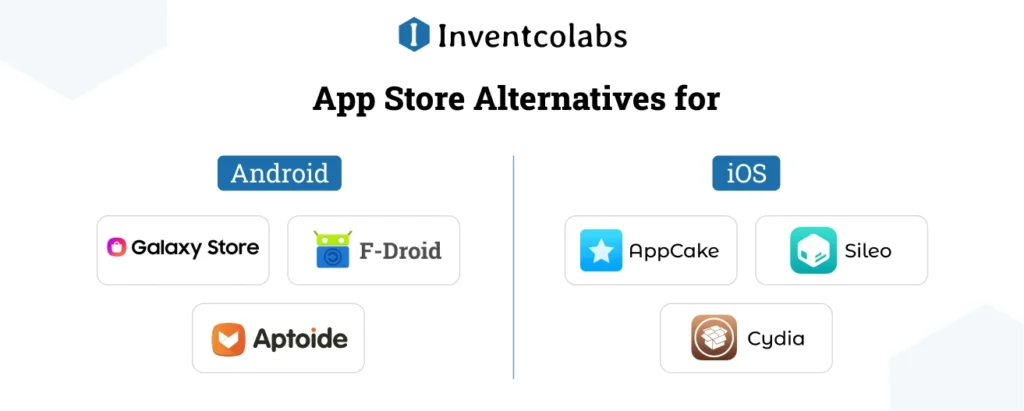 Top Third Party App Stores Alternative for Android and iOS