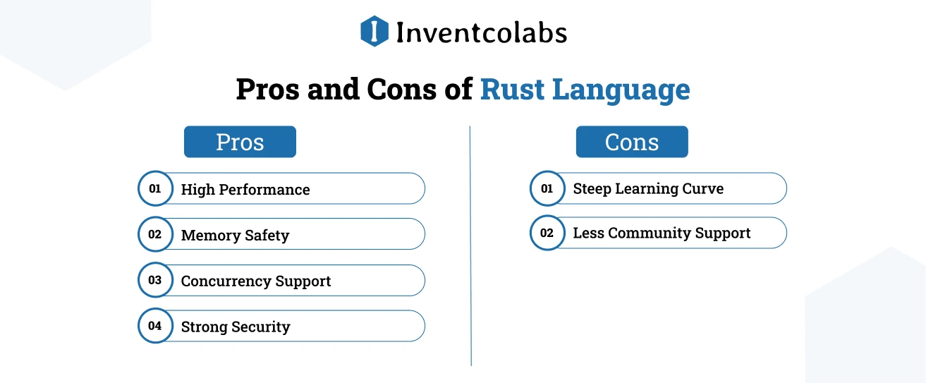 Pros and Cons of Rust Language