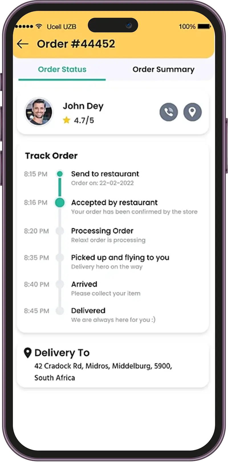 Order Status